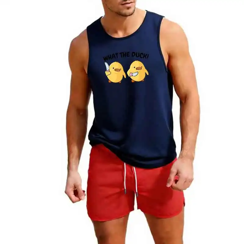 Gym Tank Top Running Sleeveless Shirt Fitness Workout Vest Men Basketball Jersey Training Bodybuilding Workout Stringer Singlets