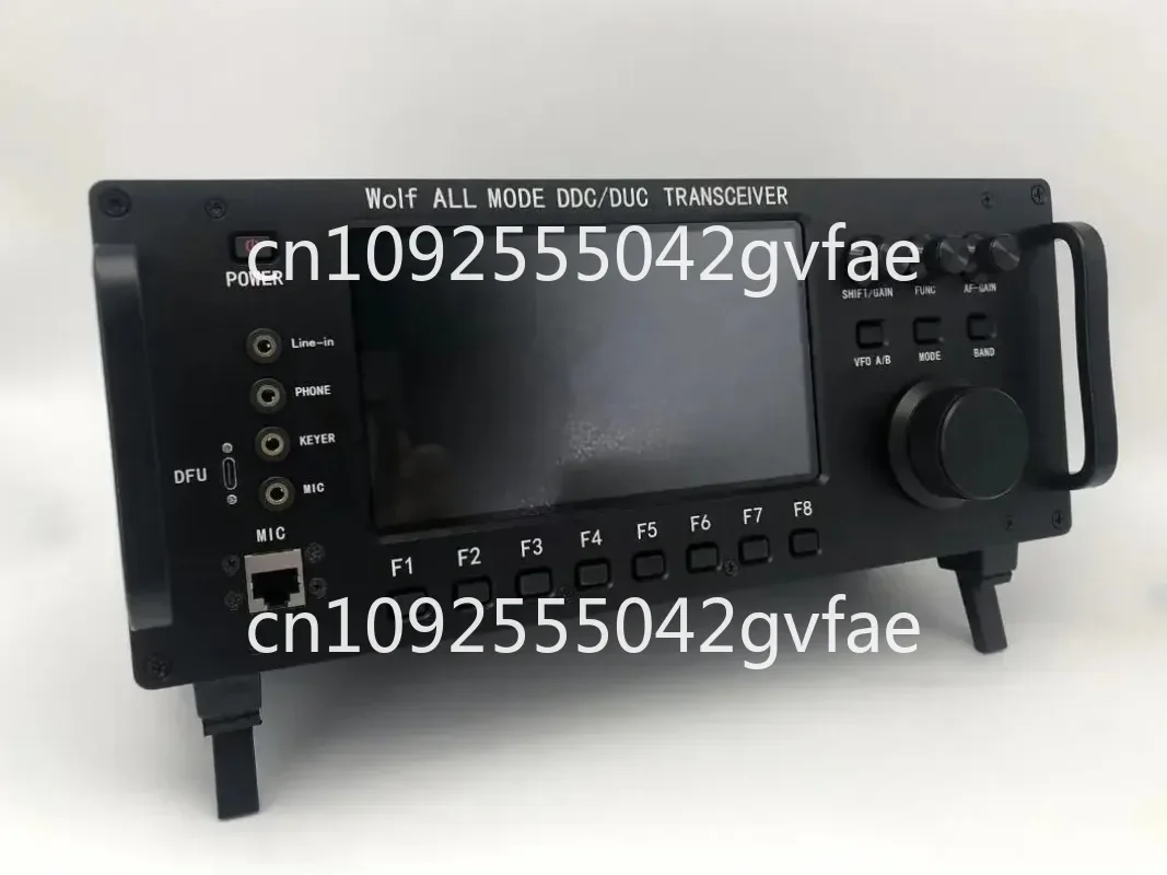 Single casing 20W 0-750MHz Wolf All Mode DDC/DUC Transceiver Mobile Radio LF/HF/6M/VHF/UHF Transceiver for UA3REO with WIFI