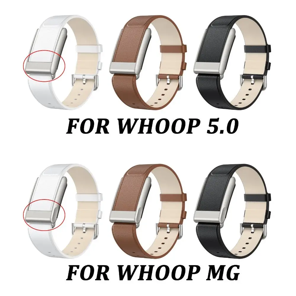 

Новый сменный кожаный ремешок из натуральной кожи, регулируемый ремешок для часов, фитнес-браслет для Whoop 5,0/MG, высококачественный браслет-браслет