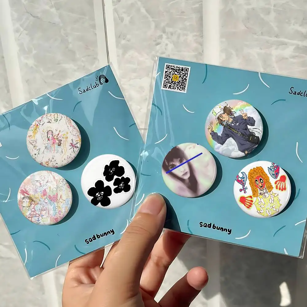 B-Bladee 333 Eversince Badges Peripheral Lapel Pins Tinplate Round Brooch For Shoulder Bag Accessories Souvenir Gifts