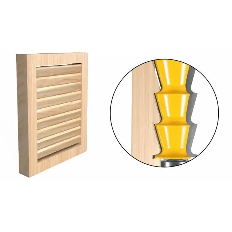 652F Lavorazione del legno Punta da trapano 12/12,7 mm Fresa Rifinitura in bachelite rivestita in acciaio