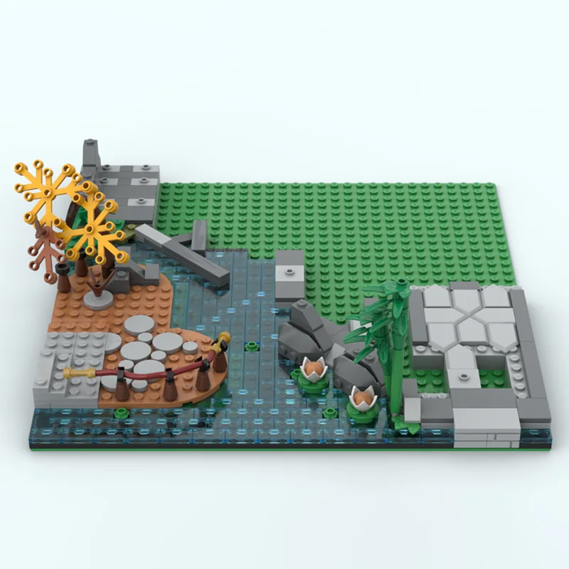 407 قطعة MOC Ninjia Dojo معبد مدينة التوسع نموذج اللبنات العمارة تجميع الإبداعية هدايا عيد الميلاد فكرة لعب الاطفال #3