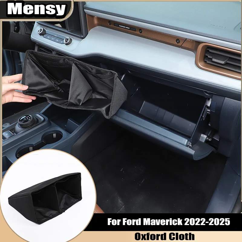 

Ящик для хранения второго водителя, сумка для хранения для Ford Maverick 2022-2025, органайзер для перчаток, аксессуары для интерьера автомобиля