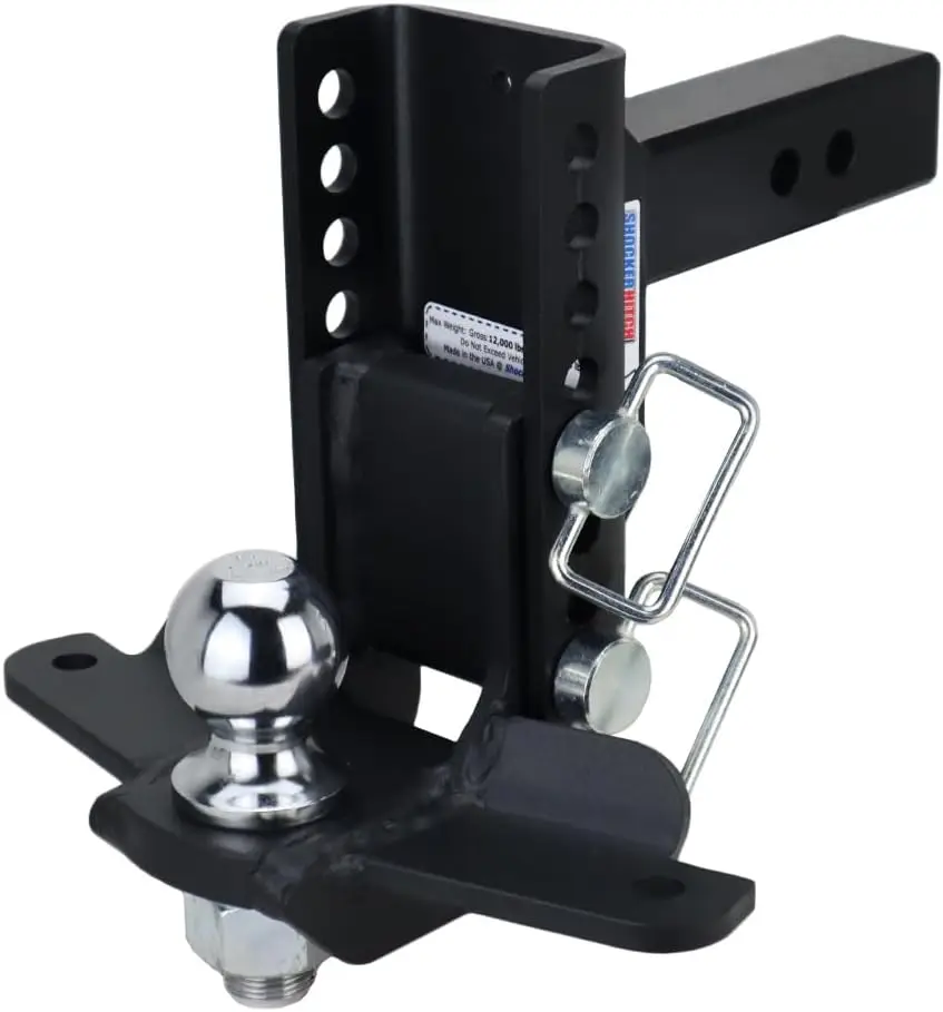 

XR Drop Ball Mount Hitch with Sway Bar Tabs, Fits 2" Hitch Has 2" Ball 0-7-1/2" Drop
