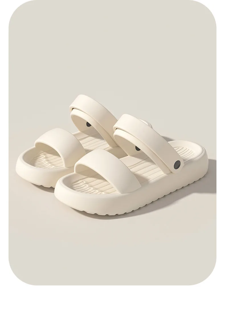 

EVA Outer Wear Sandals for Women Stepping on Shit Feeling Two-way Wear Beach Waterproof Couple Office Comfortable Sandals