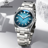ADDIESDIVE 2025 NEW Men Mechanical Wristwatch Automatic Watch For Male Stainless Steel Gradient Dial Luminous Waterproof Watches