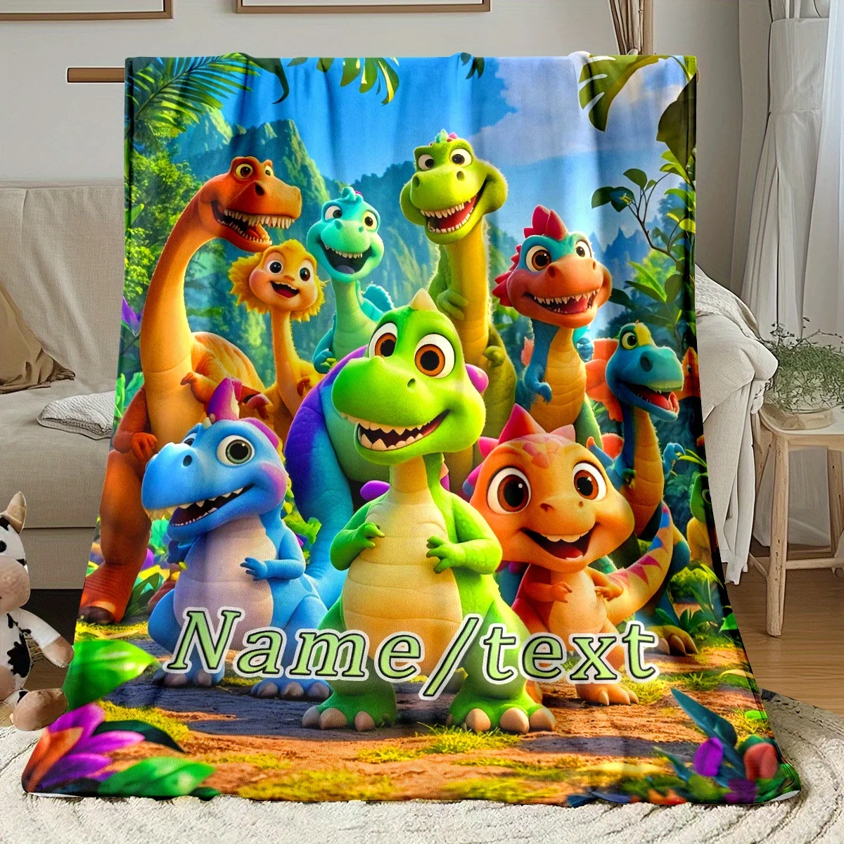 Personalized Dinosaur Blanket  - Home Textiles Group recension och pris