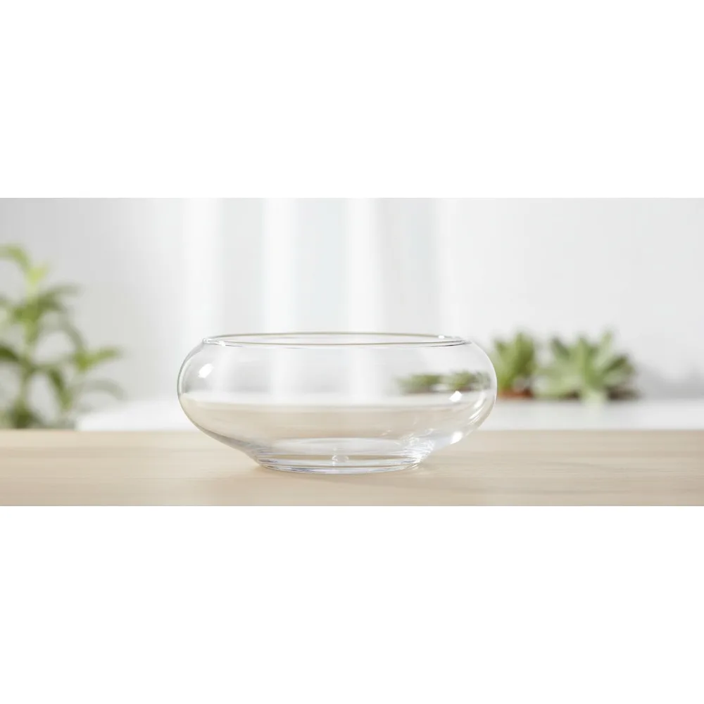 

Clear Glass Bubble Bowl Terrarium for Succulents Air Plants Hydroponic Display Floating Candles Fish Tank Desktop Decor