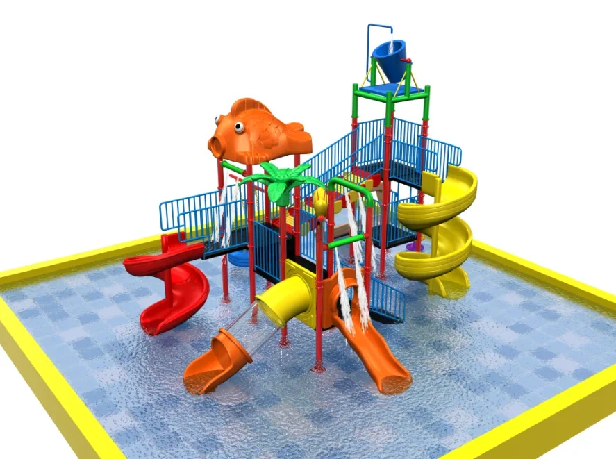 Large Water Slide Water Park Equipment Playground Water Playground Kids