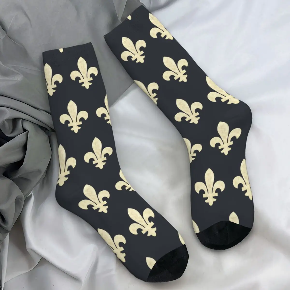 Napoleonic French Regimental Flag Socks Elegant Stockings Autumn Non Slip Men Socks Comfortable Printed Outdoor Sports Socks