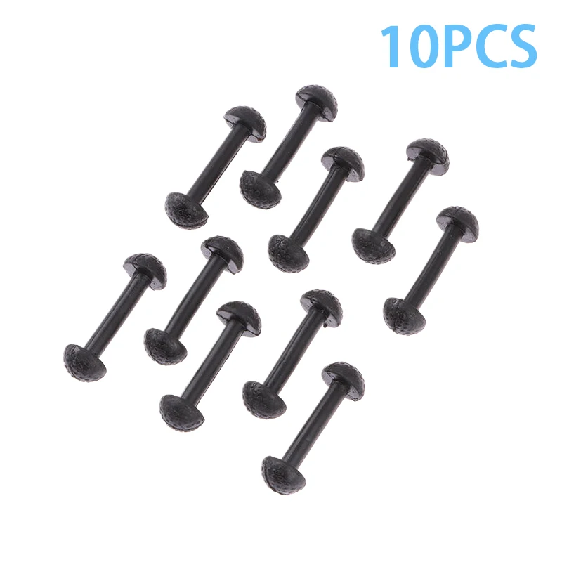 

NEW 10 Pcs Replacement Connectors Clip For Motu Leg Band Vintage Figures Black Rubber Connectors