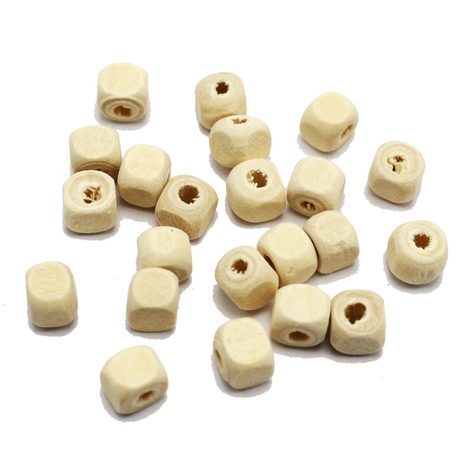 Natural Untreated Plain Wood Cube Beads 6X6mm 8X8mm 10X10mm Wooden Spacer beads