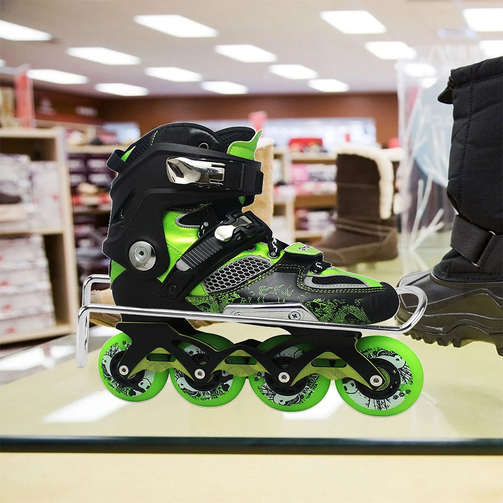 

2 Pcs Skate Rack Roller Skates Bracket Ice Holder Skateboard Storage Display Wall Mount Hanger Sample Exhibition Man