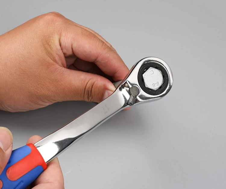 8-32mm 72 Tooth Ratchet Wrench Special Opening Gear Spanner Mechanical Torque Handle for Car Repair