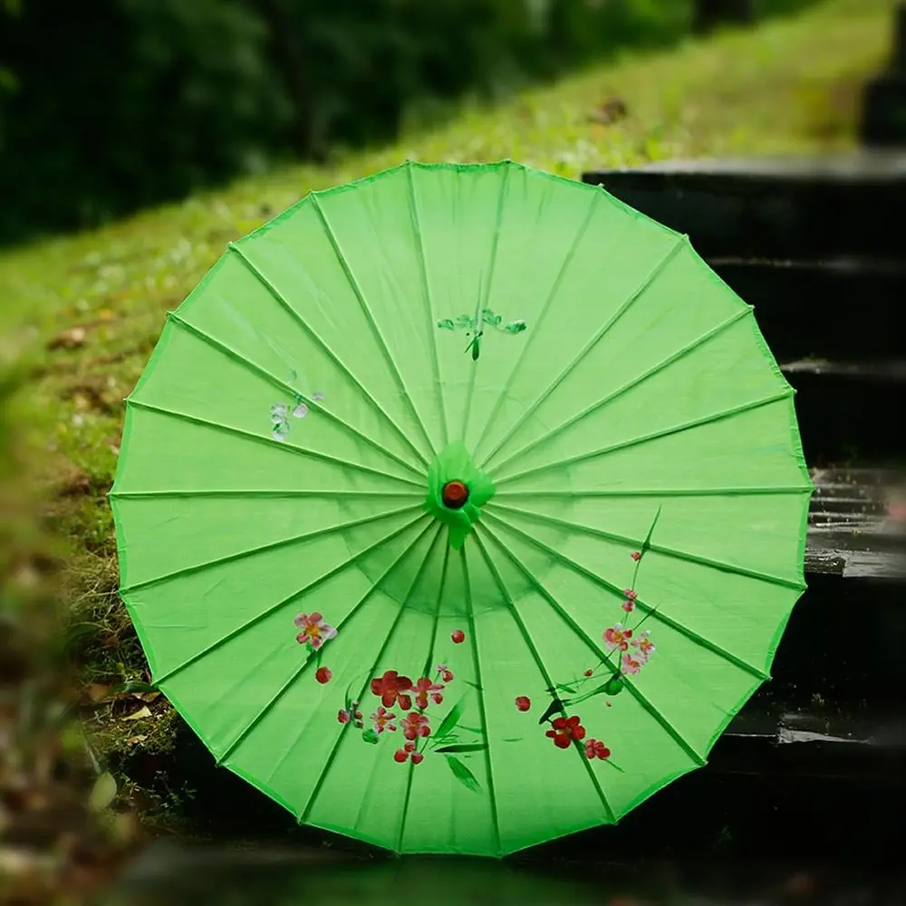 Chinese Antique Style Oiled Paper Umbrella Silk 10 Colors Decorative Umbrella Costumes Photography Umbrella