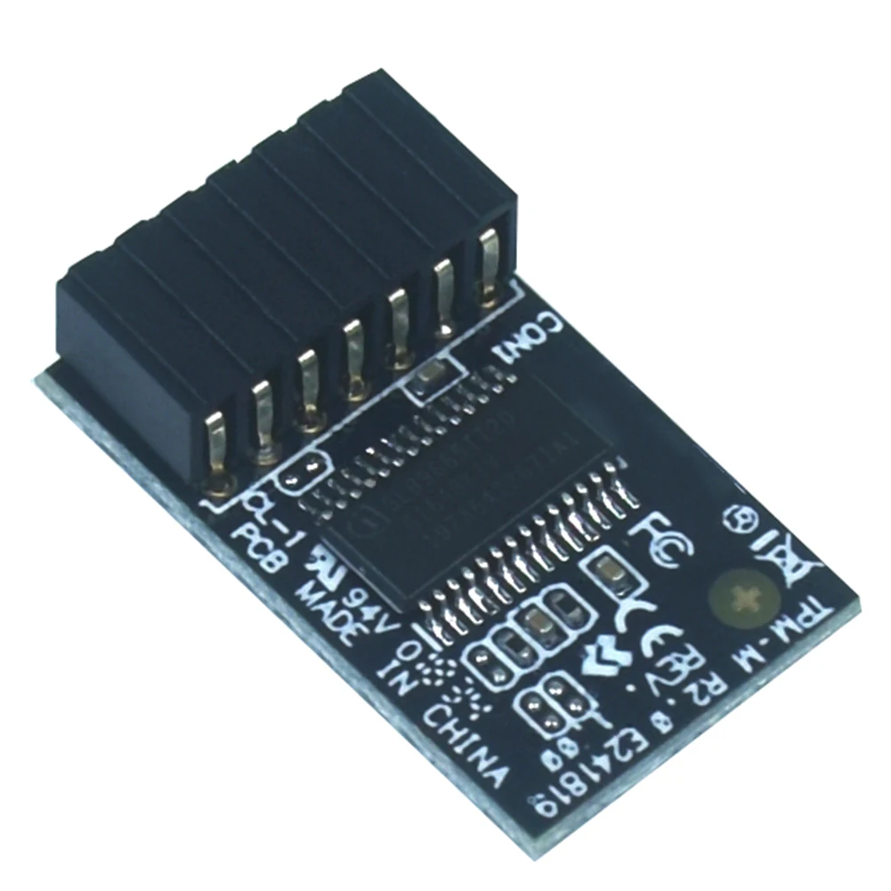 

For Asus TPM-M R2.0 TPM Module 15x25mm 14-1 Pin TPM-M R2.0 Hardware Security Chip Trusted Platform Module for Asus Motherboards