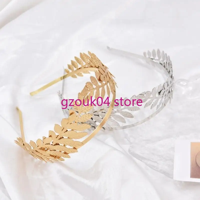 

68TD Luxurious Laurel Witch Costume Greek Halloween Party Role Play Headband