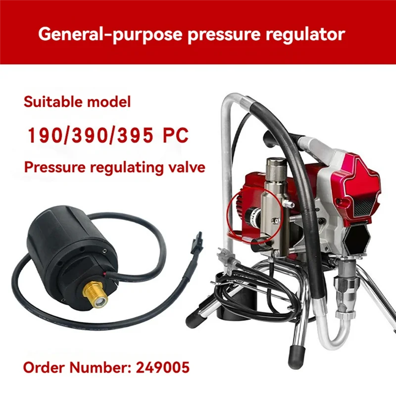 ABJY-Untuk Mesin Graco 390 Untuk Penggantian Katup Pengatur Tekanan Mesin Semprot Cat Tanpa Udara- Komponen Cadangan 249005
