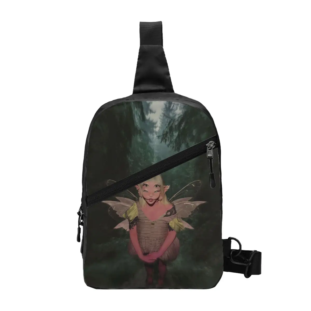 Custom Melanie Martinez Melanie Martinez Crossbody Sling Backpack Men Shoulder Chest Bag for Traveling Daypack