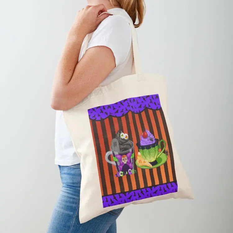 

Halloween Hot Drinks Tote Bag reusable shopping bag eco pack Fabric bag the tote