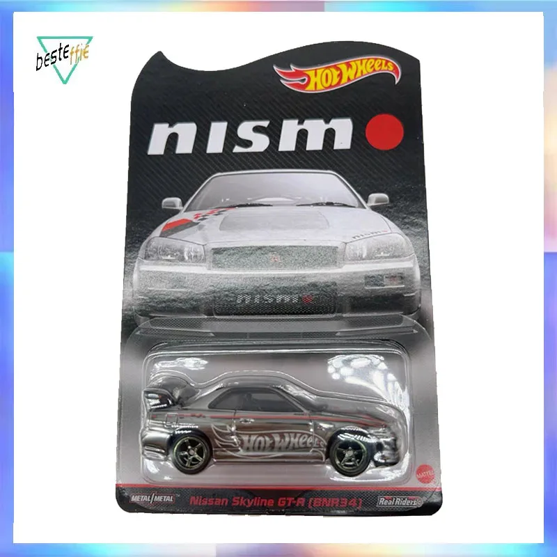 

1/64 Hot Wheels Red Line Car Model RLC NISSAN Skyline GT-R BNR34 Model Limitied Collectible Model Room Ornament Boy Toy Gift