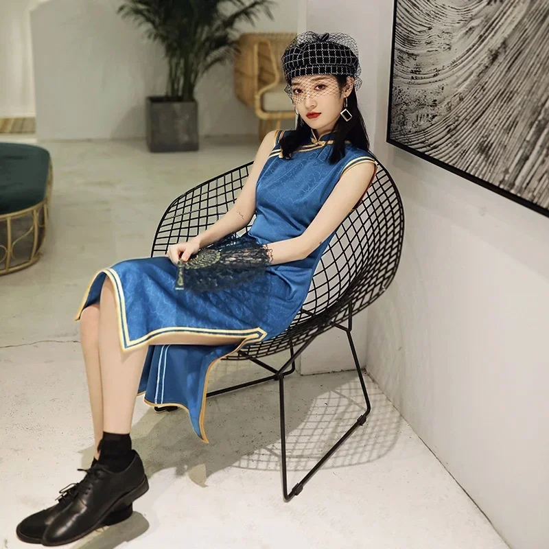 2024 традиционный костюм Cheongsam Shanghai Qi Tang, винтажное восточное современное китайское платье Qipao 102 MN3