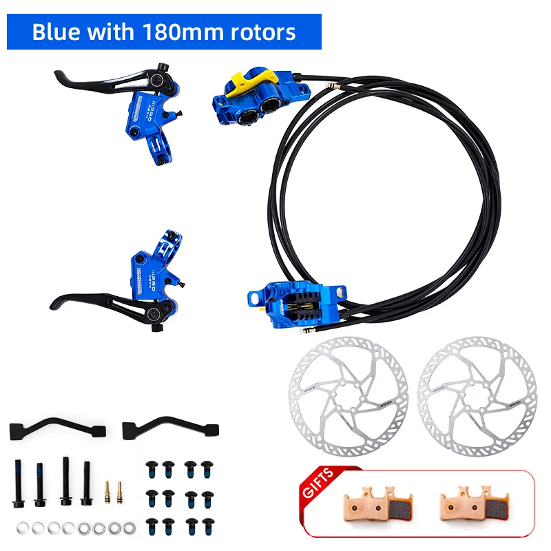 2025 ONIRII IIIPRO R2X4 MTB hydraulische schijfrem 4-zuiger interne kabel Quick Release MTB-remklauw voor MTB, klimmen, AM, XC NIEUW