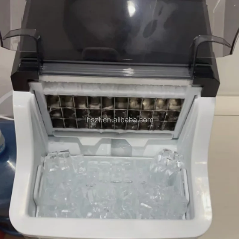 New Design  110v/220v Commercial Ice Cube Machine Big Production 60kg  Cooling New Industrial Square Ice for Cream
