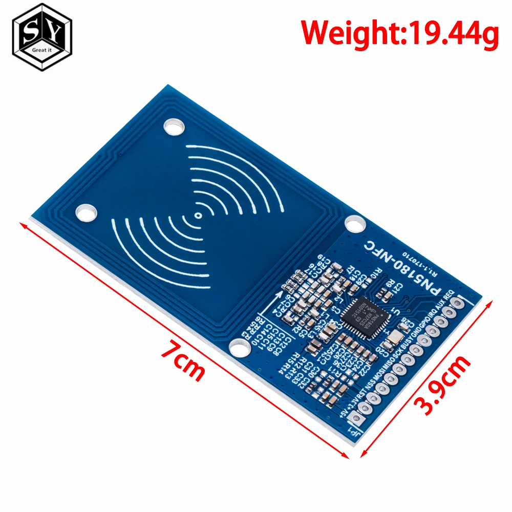 PN5180 NFC RF I Sensor ISO15693 RFID High Frequency IC Card ICODE2 Reader Writer For Arduino