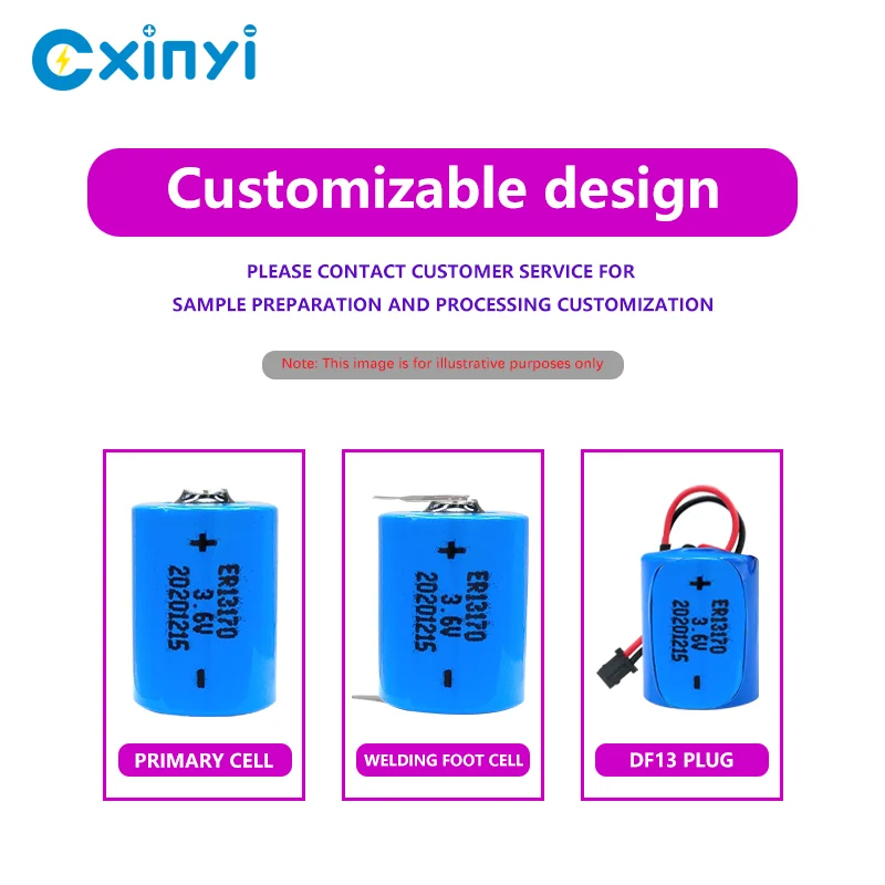 CXINYI ER13170 Voeg PH2.0-2P-stekker toe 3,6 V wegwerp lithium-subbatterij Radioradar 823824   Instrument Specifiek 783 Niet-oplaadbaar