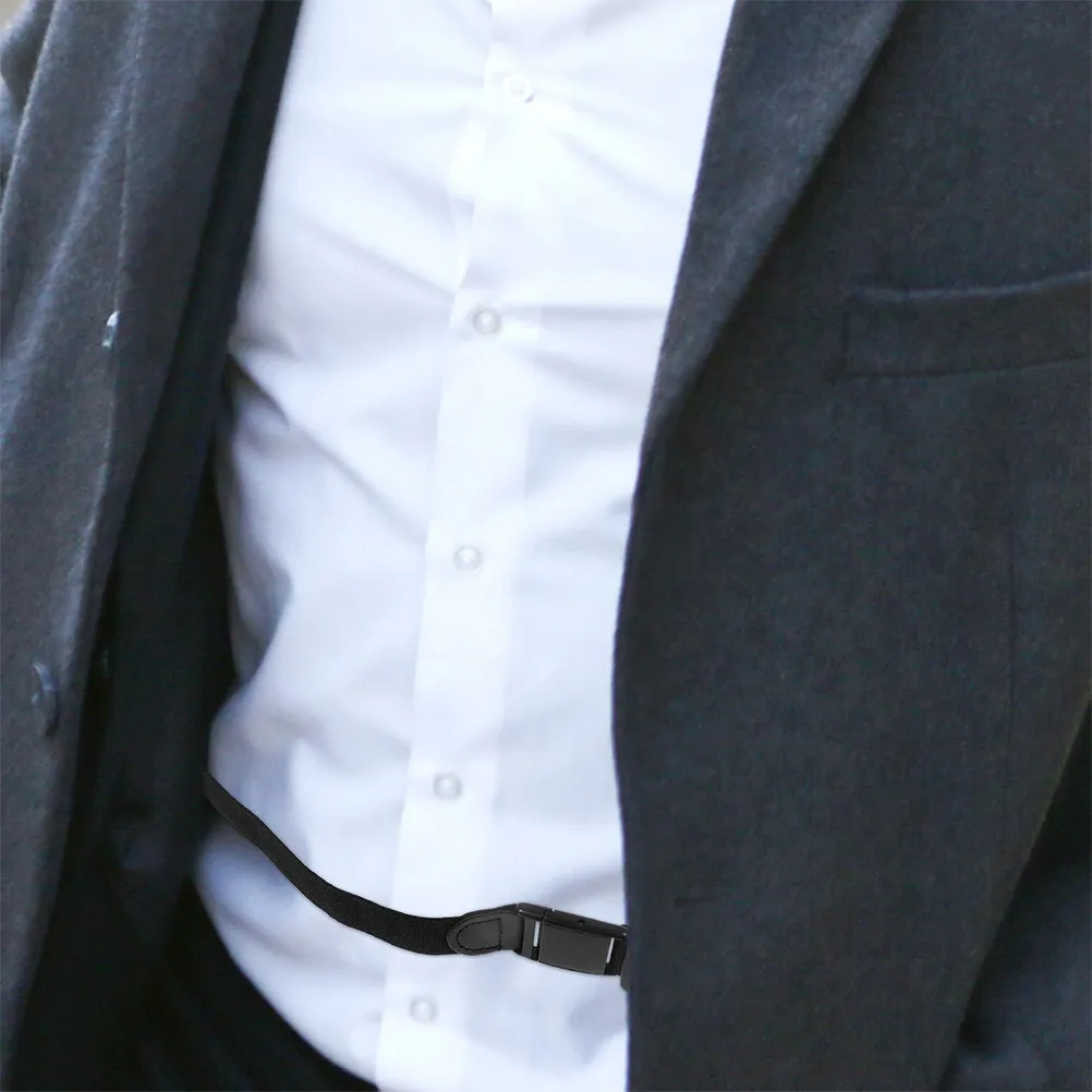 

2Pcs Adjustable Non-Slip Shirt Stay Straps Anti-Wrinkle Shirt Holder Belts Dress Shirts for Men Women Work Use