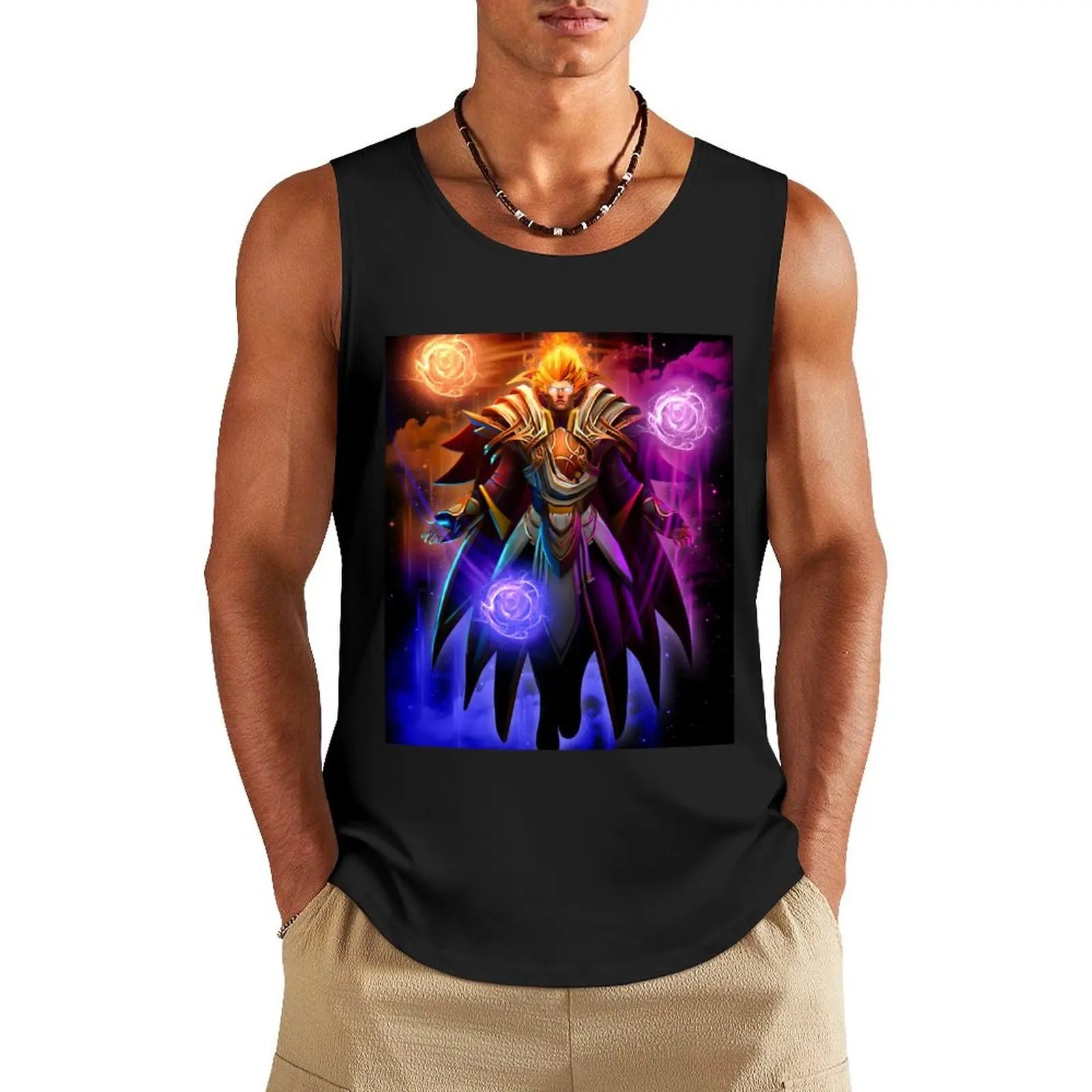 

Invoker Dota 2 Tank Top gym clothes for man t-shirt for man