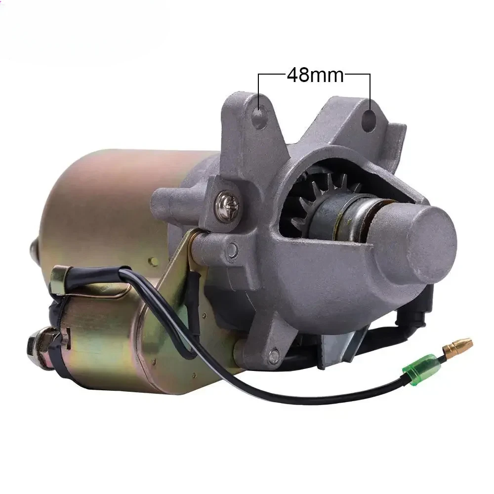 QDJ113 12V 0.25KW Gasoline Engine Electric Motor Starter apply 5.5hp 168F 170F Diesel Engine Starter Motor Scooter Kit Parts