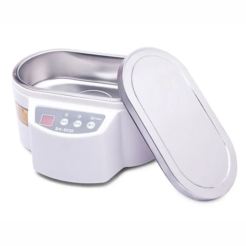 BK-9050 LCD Display Vacuum Ultrasonic Cleaners Cleaning Machine For Glasses Watch Jewelry Dental Hospital Tableware False teeth