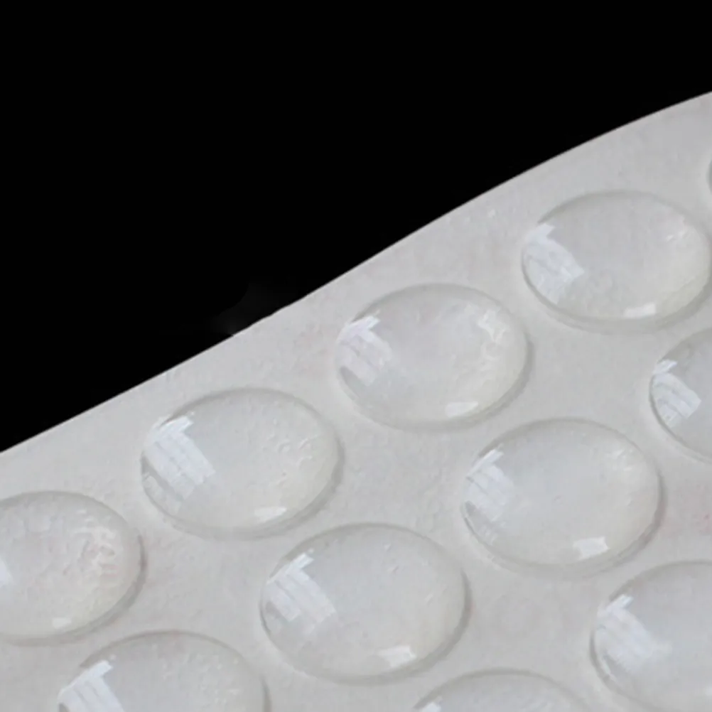 100Pcs Cabinet Door Buffer Pads Clear Silicone Bumpers Self Adhesive Sound Dampening Furniture Feet Pads Close Door Noise