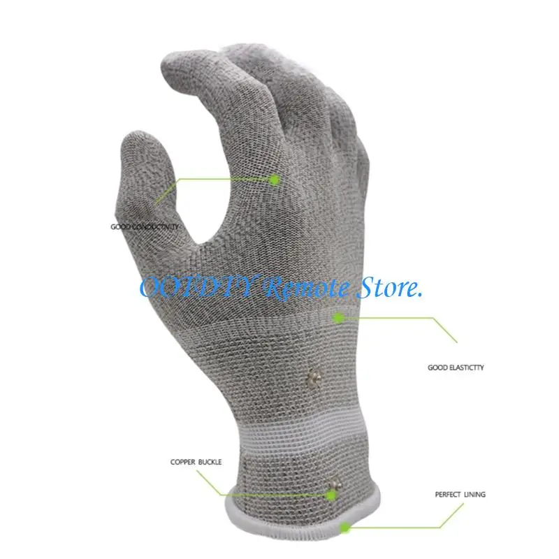 

Multipurpose Conductive Silver Fiber Gloves Nylon Fabric Touch Display For Labor & Driving Cold Weather Tasks Daily Use