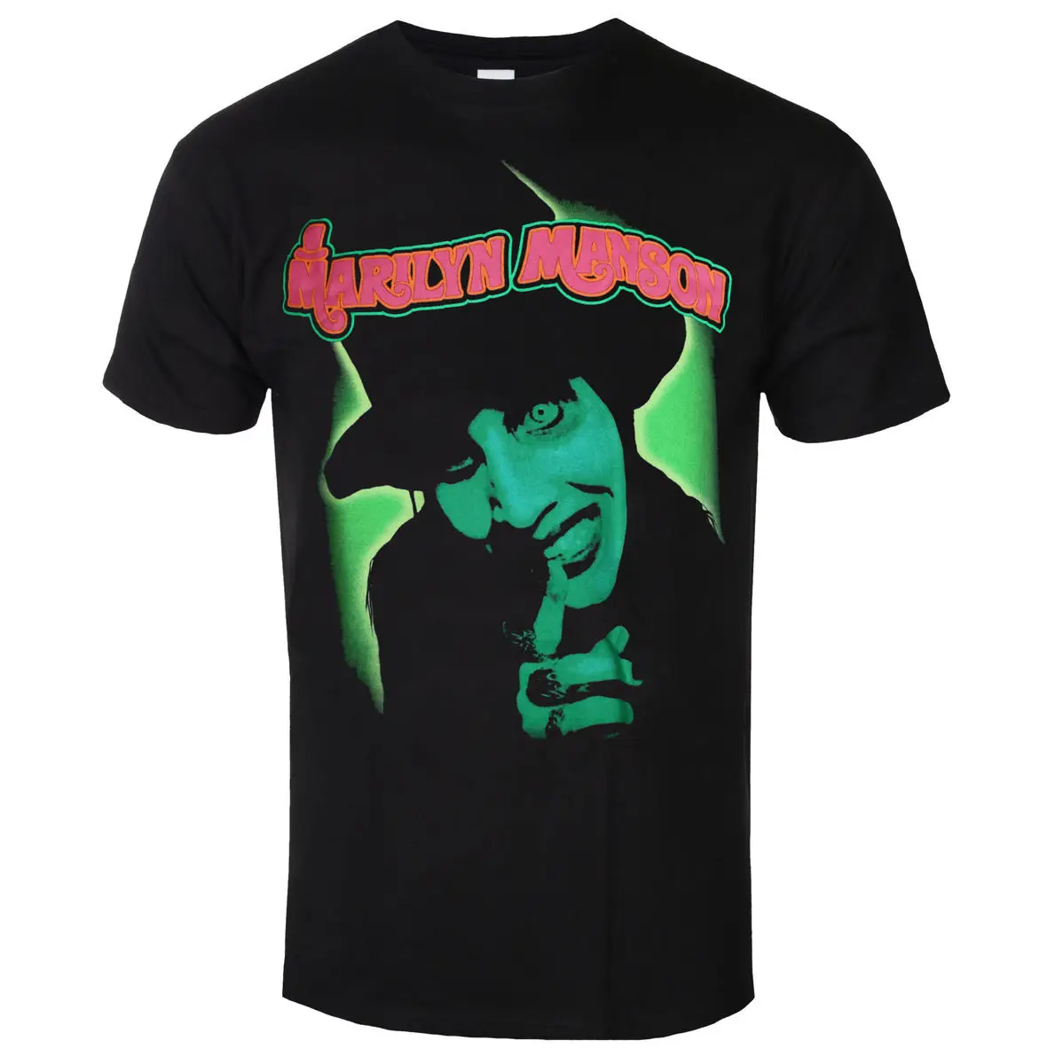 Camiseta de moda de verano con patrones artísticos de Marilyn Manson Like Children, camiseta de algodón para hombres y mujeres, camiseta clásica informal de calle