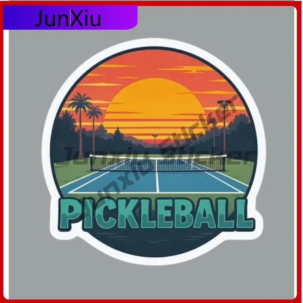 

Pickleball Vintage Retro Design Vinyl Sticker Decals Outdoor Custom Car Stickers Personalized Auto Fridge Or Bicycle Skateboard