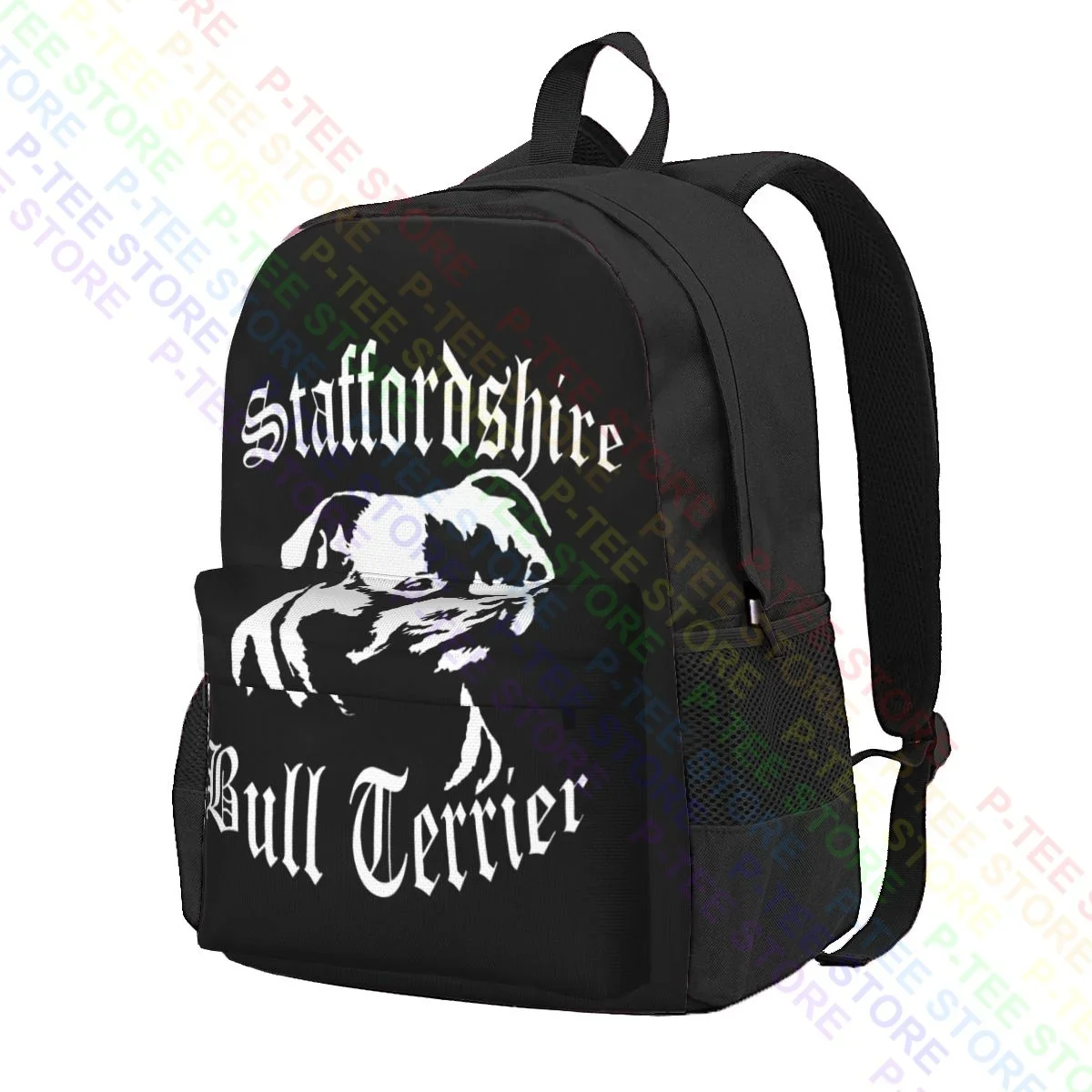 Staffordshire Bull Terrier Staffy Dog Ladies Large Capacity Backpack School Portable 3d Printing Bags For Travel