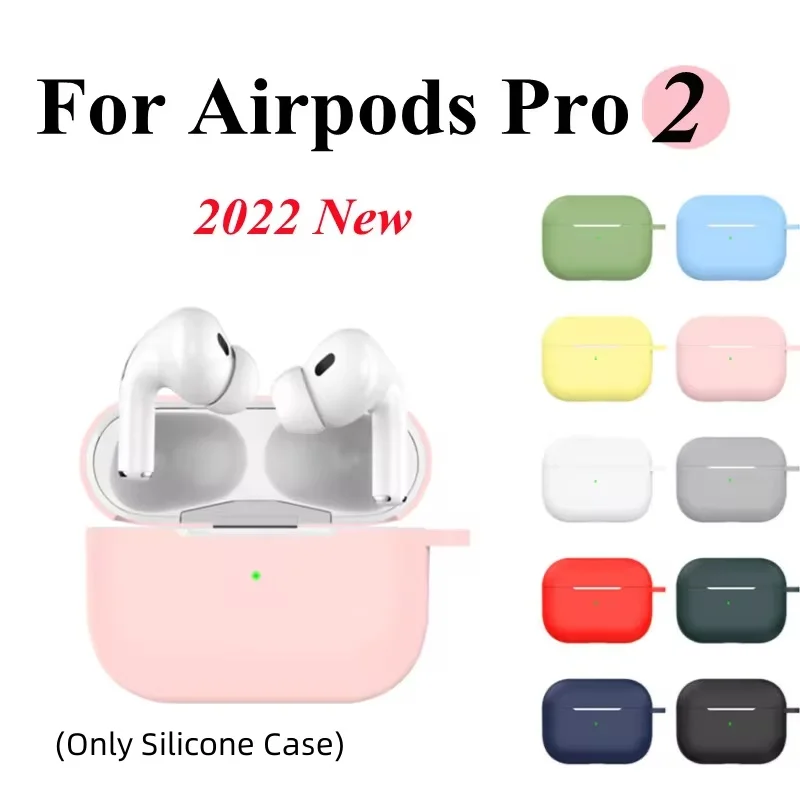 Silicone Case For New Airpods Pro2 Case Wireless Bluetooth For Apple Airpods pro 2 Case Cover Earphone Case For Air Pods Pro 2