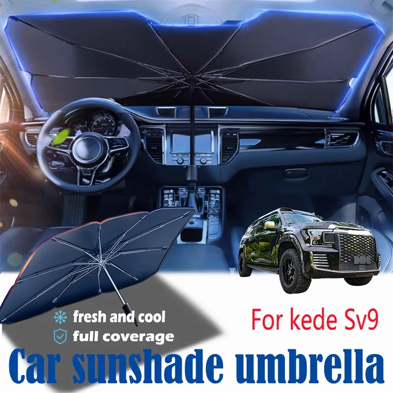 

For kede Sv9 front windshield panel, sun visor, summer accessories, heat insulation, sun shading, and sun protection