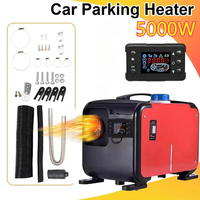 12V 24V 220V 3 in 1 Car Diesel Auxiliary Heater 5KW Parking Remote Control Webasto Without Turning on The Engine DRY Warmer