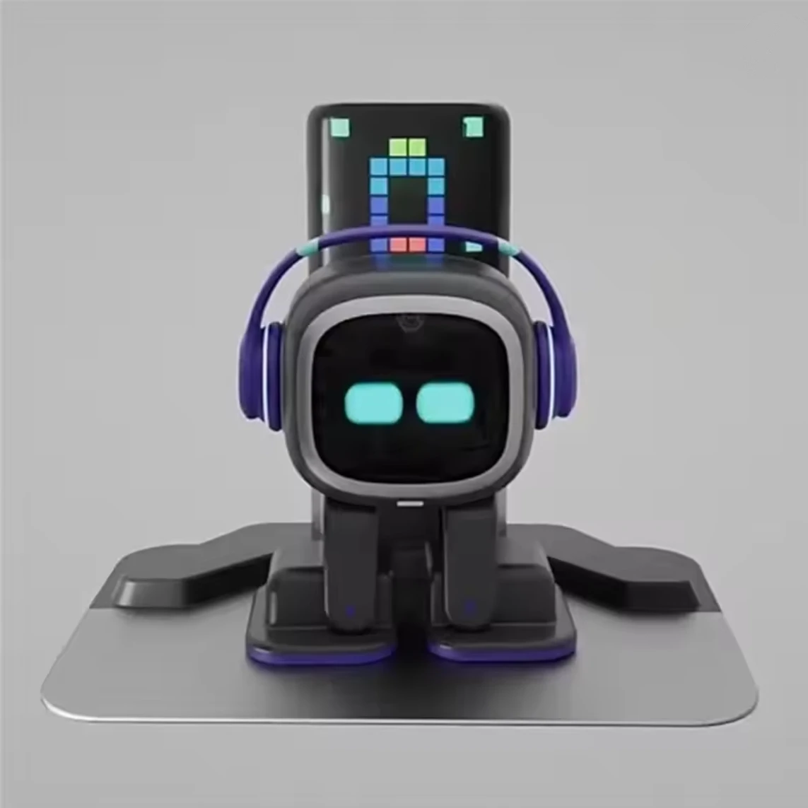 White EMO Voice Robot AI Companion Interactive Talking Electron With Control ,Boys Girls Birthday 2025