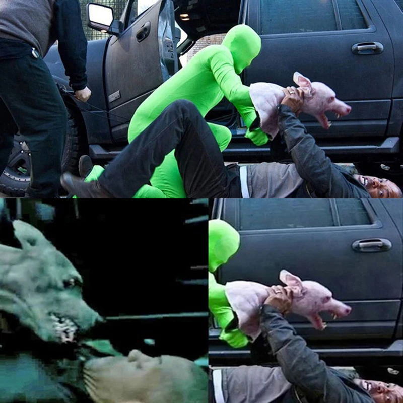 Green Screen Suit Unisex Disappearing Skin Bodysuit Photography Backdrop Chroma Key Invisible Effect Photo Video Background