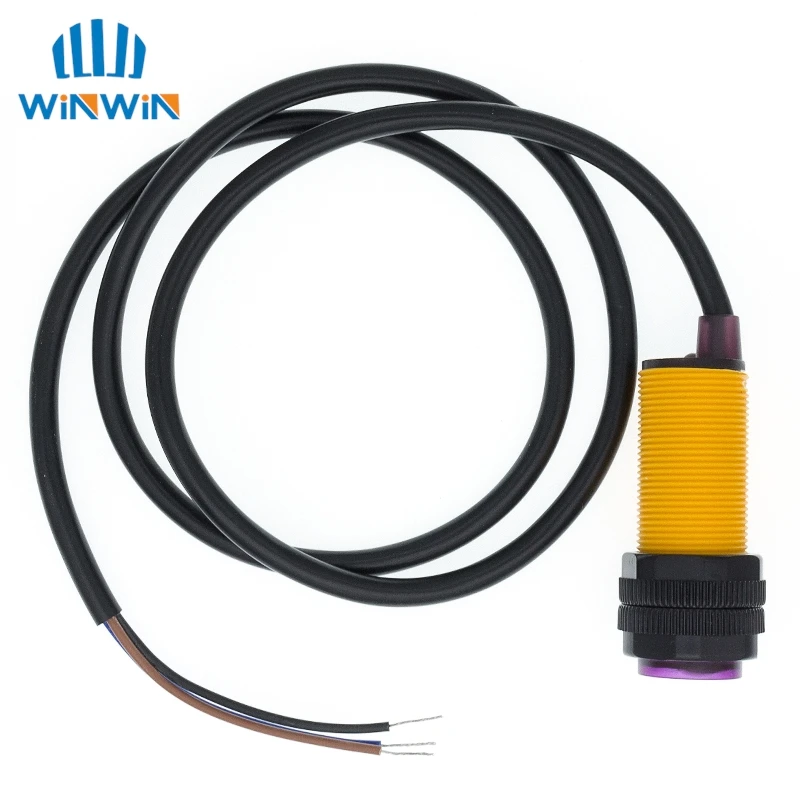 E18-D80NK Infrared Obstacle Avoidance Photoelectric Sensor Proximity Switch 3-80cm Detection Range Adjustable