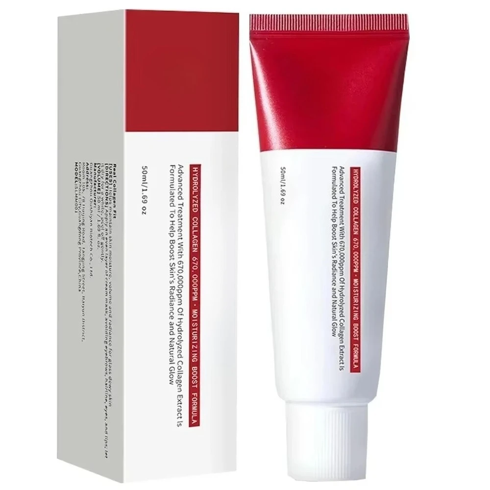 Real Collagen Fit, Collagen Wrapping Peel Off Facial Mask, for Elasticity, Hydrating, Radiant Glowing Skin