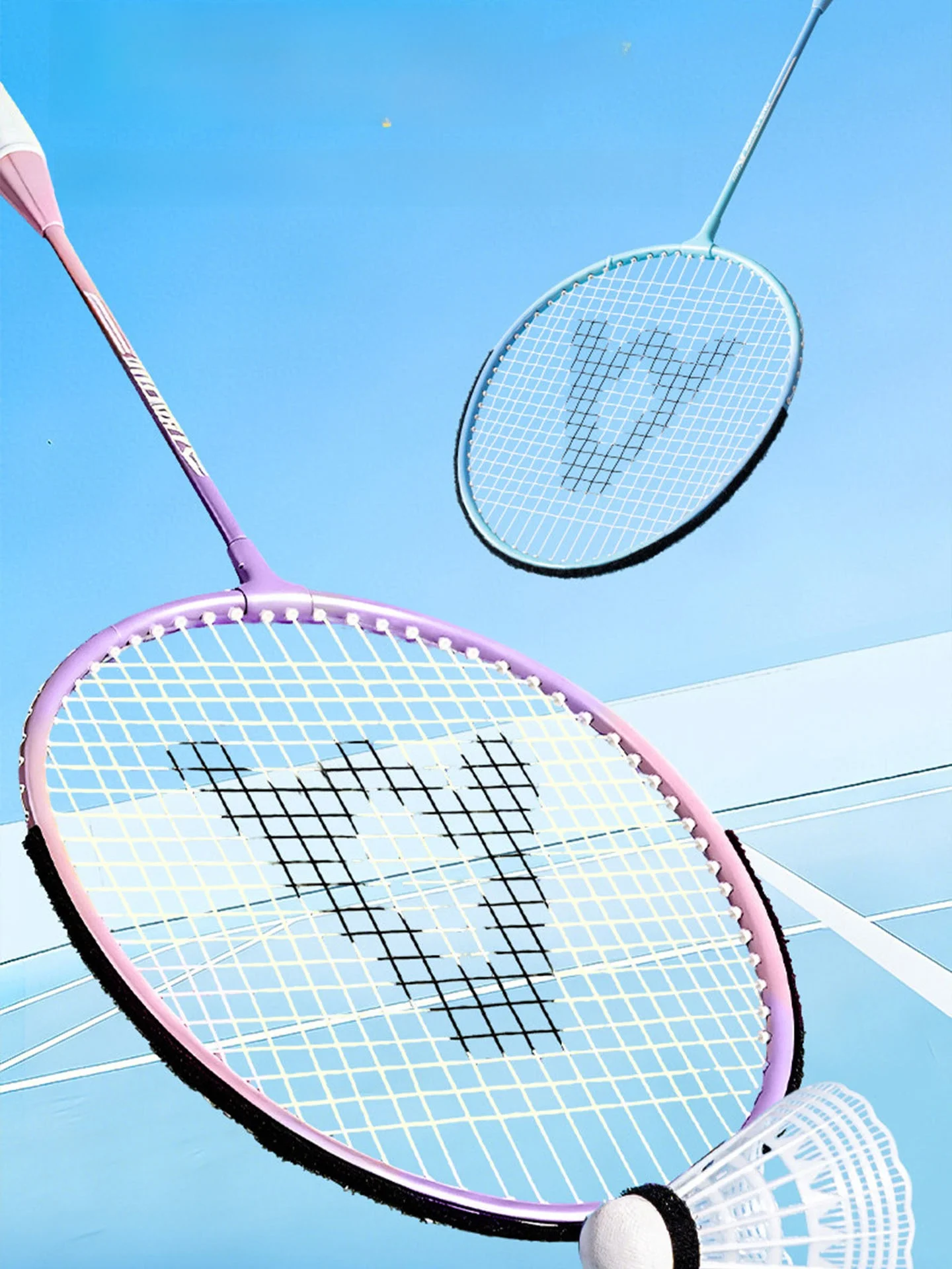aluminum-alloy-super-lightweight-badminton-racket-professional-equipment-with-free-balls-fitness-sports-equipment