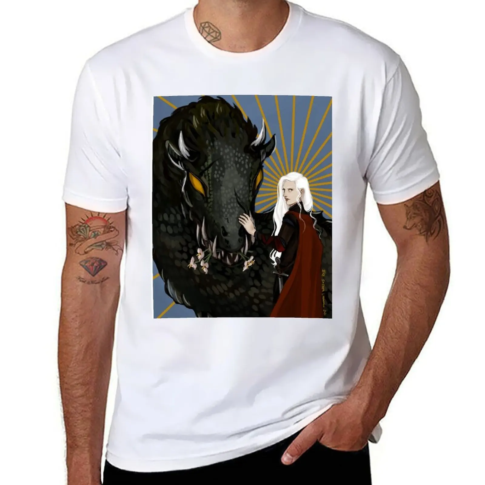

Manon Blackbeak, Crochan Queen, and Abraxos T-Shirt t shirt man casual man t shirts cotton T-Shirt