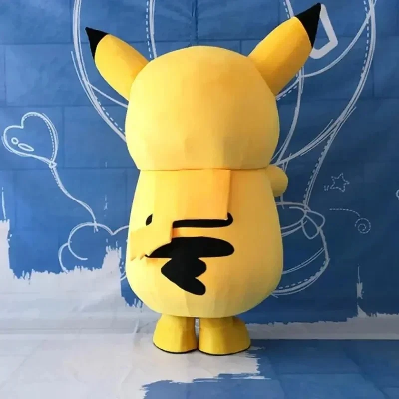 Disfraz de Cosplay de Pikachuer, mascota, ceremonia publicitaria, vestido elegante, fiesta, Animal, Carnaval, Anmie, espectáculos de escenario, accesorios sorpresa