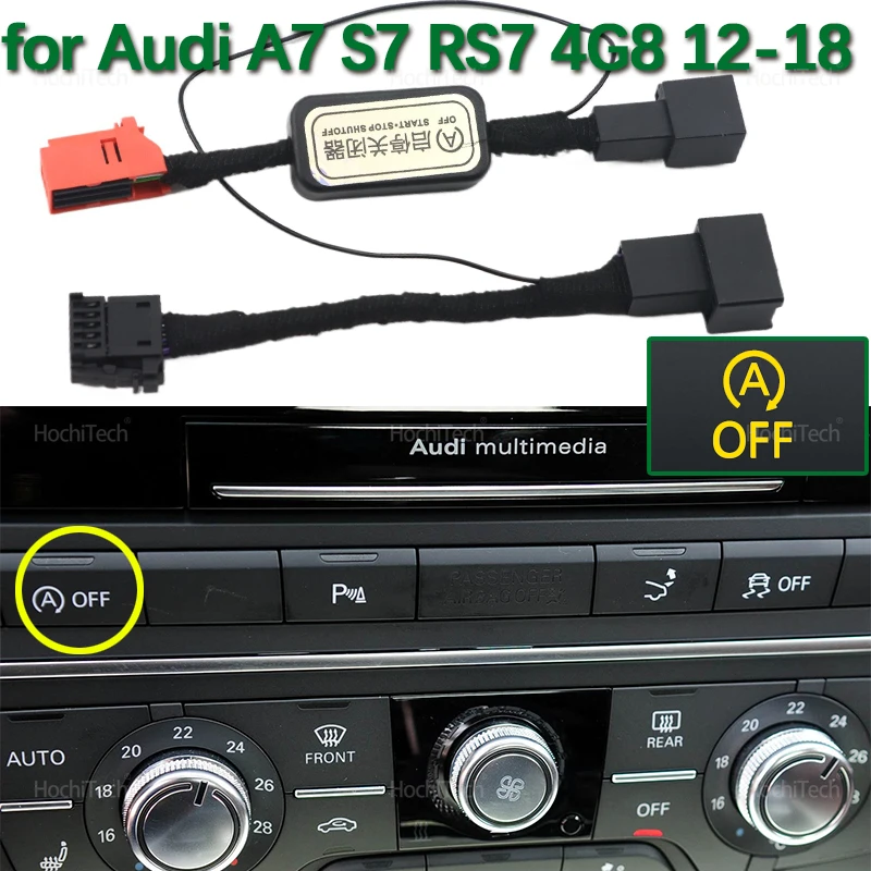 Stop Start Engine System Off Device Control Sensor Plug Cancel Cable for Audi A7 S7 RS7 4G8 2012 2013 2014 2015 2016 2017 2018